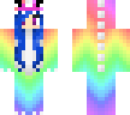 rainbow dino fin