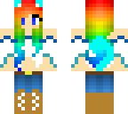 rainbow girl