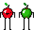 red apple