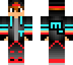 turquoise and red kid