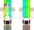 aqua and lime