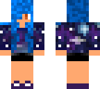 blue haired aphmau