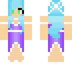 blue haired girl