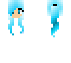 blue ponytail hair base