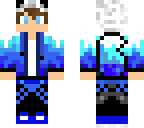 blue wolf boy