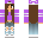 casual skater girl