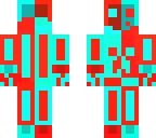 dj red and light blue