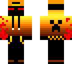 enderman with fire