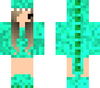green dino girl
