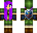 link girl purple hair