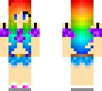 rainbow girl