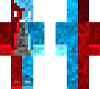 red and blue