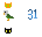 31 kitty-birds