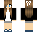 blue and white shirt