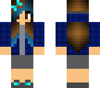 blue girl