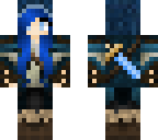 blue hair