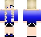 blue ombray girl