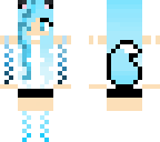 blue ombre wolf edit