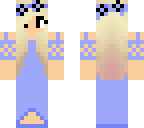blue wedding girl