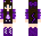 cat girl purple