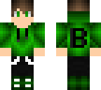 cool black green boy