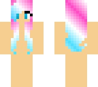 cotton candy haired skin base