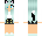 cute blue wolf girl