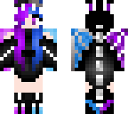 cute purple and blue dragon