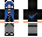 edited blue hoodie girl