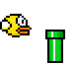flappy bird pixelart