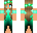 girl with turquoise dress