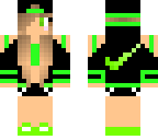 green nike chick