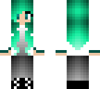 mint blue girl