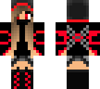 ninja girl red