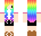 rainbow hair