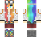 rainbow steampunk girl