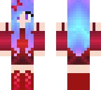 red cute girl