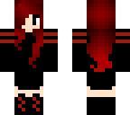 red prom girl