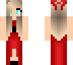 red prom girl