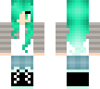 teal hair