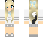 added cat ears and tail