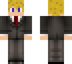 blonde suit