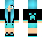 blue creeper girl