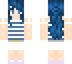 blue haired girl edit