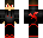 cool red dragon boy