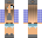 cute blue tomboy