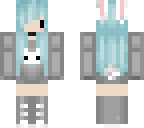 cute chibi bunny girl two
