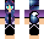 galaxy wolf girl