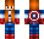 ginger captain america girl