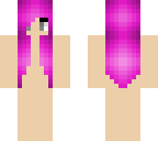girl pink hair skin base